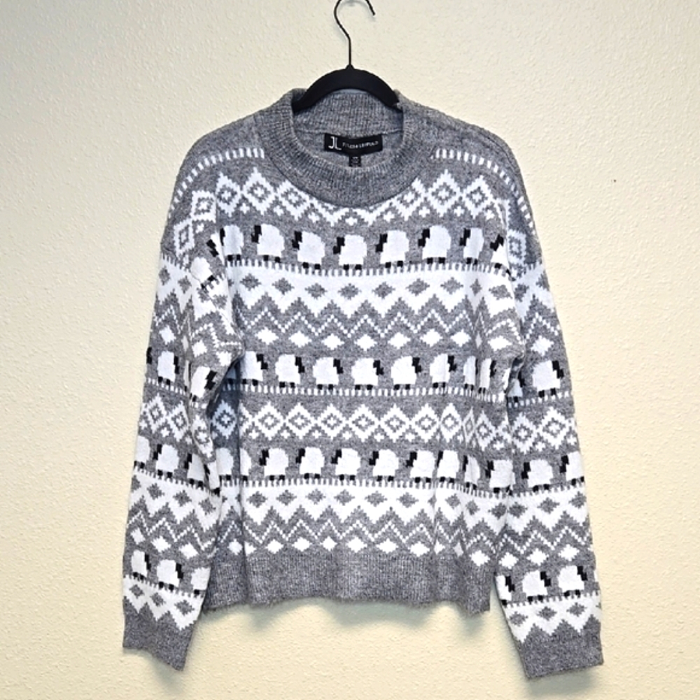 Jules & Leopold Sheep Fair Isle Sweater